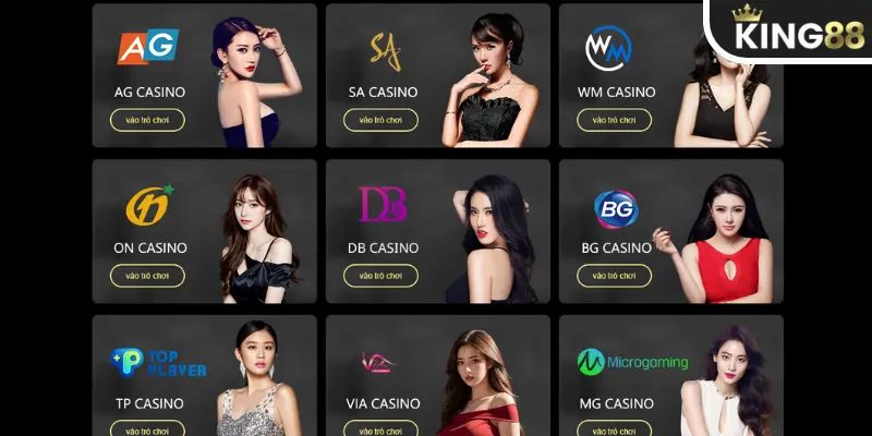 Tổng quan sảnh game Casino