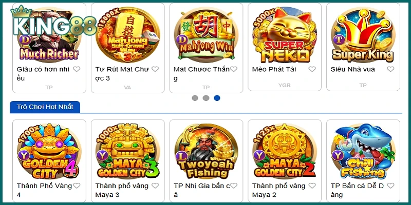 Đôi nét về Slots Game King88